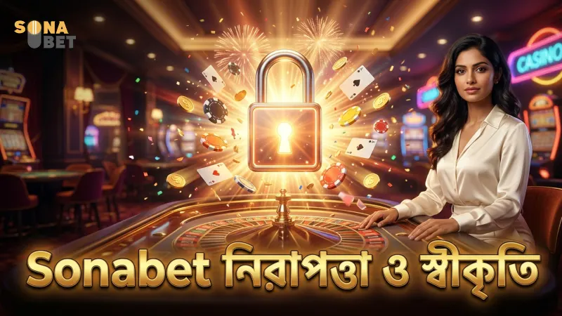 নিয়ন্ত্রক স্বীকৃতি ও Sonabet এর নিরাপত্তা ব্যবস্থা