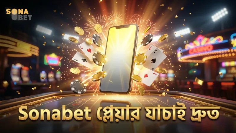 Sonabet এ দ্রুত ও নির্ভরযোগ্য প্লেয়ার যাচাই প্রক্রিয়া।