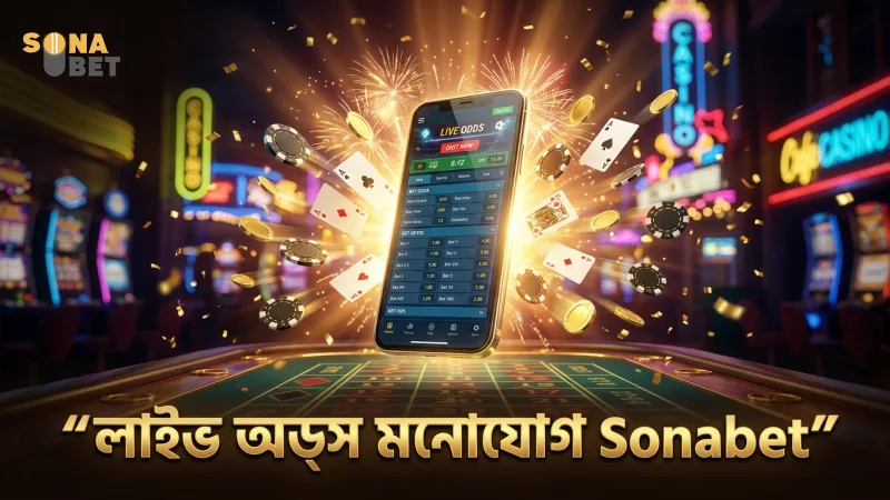 লাইভ অডস আপডেট মনোযোগ দিয়ে পর্যবেক্ষণ করুন Sonabet এ