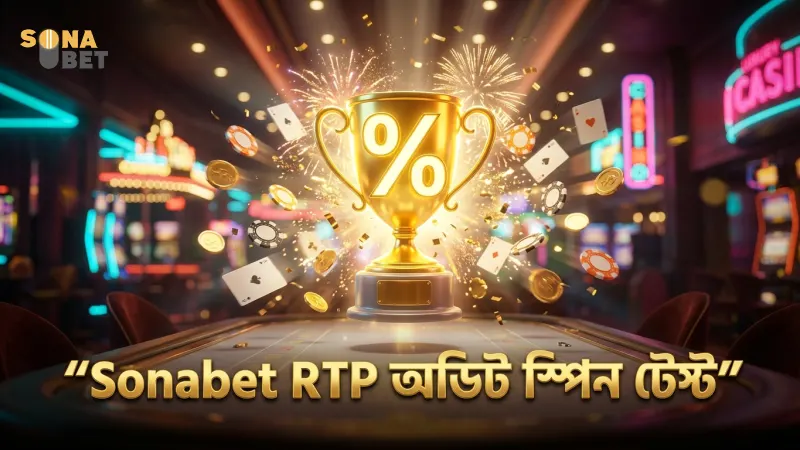 Sonabet প্ল্যাটফর্মে RTP অডিট ও স্পিন টেস্টের ফলাফল
