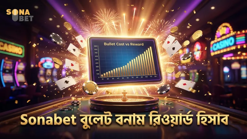 বুলেট খরচ ও রিওয়ার্ড সঠিকভাবে হিসাব করুন Sonabet-এ