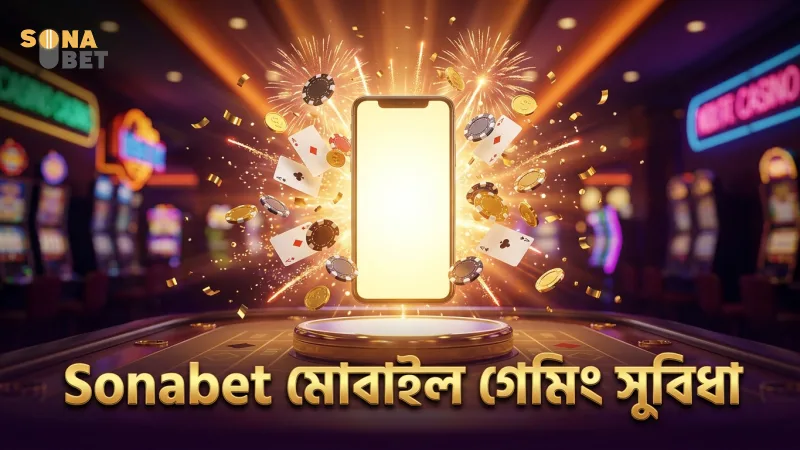 Sonabet মোবাইল প্ল্যাটফর্মে দ্রুত ও সহজ গেমিং অভিজ্ঞতা।