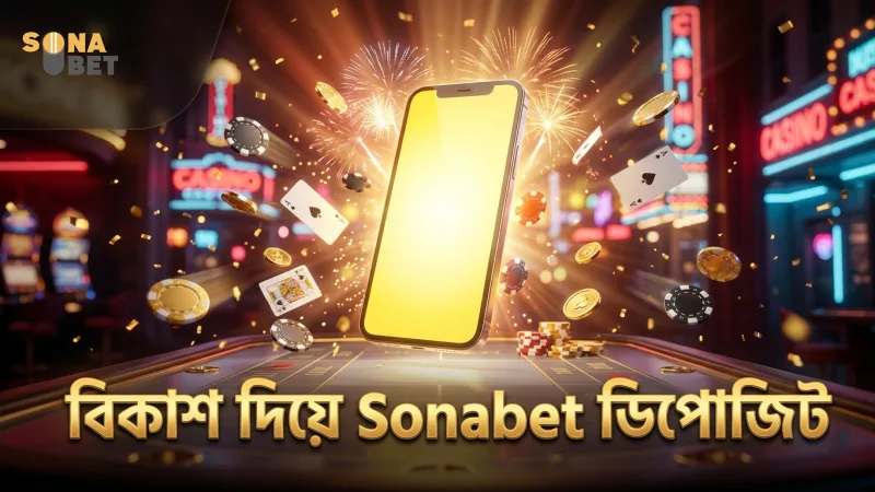 বিকাশের মাধ্যমে Sonabet ডিপোজিট দ্রুত সম্পন্ন হয়