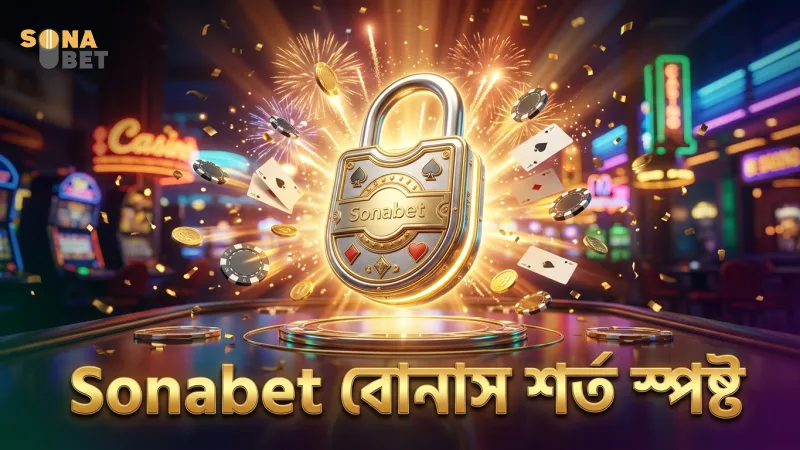 Sonabet বোনাসের শর্তাবলী স্পষ্ট ও সহজবোধ্য।