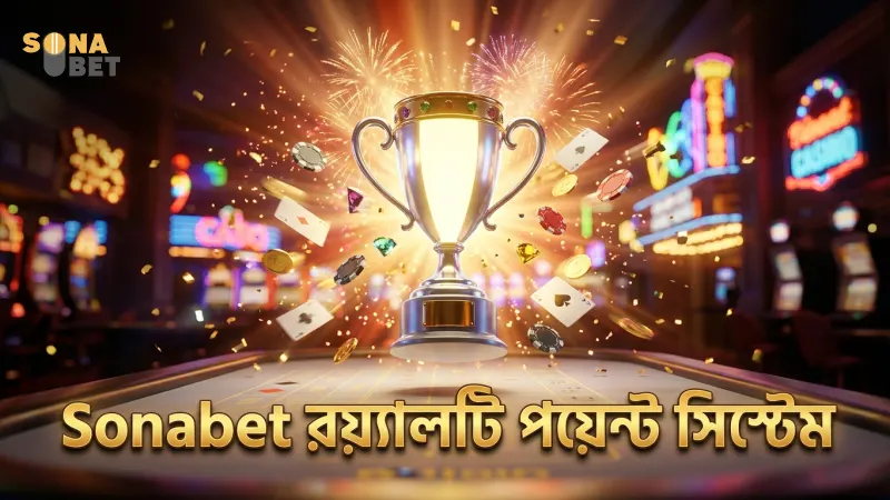 রয়্যালটি পয়েন্ট এবং পুরস্কারের হিসাব Sonabet ভিআইপি সদস্যদের জন্য।