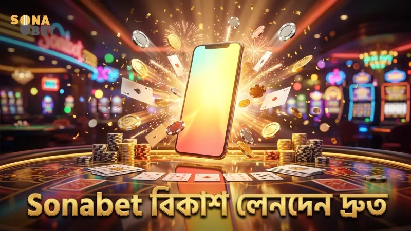 Sonabet উইথড্রয়ালে বিকাশের মাধ্যমে দ্রুত লেনদেন সম্পন্ন হয়