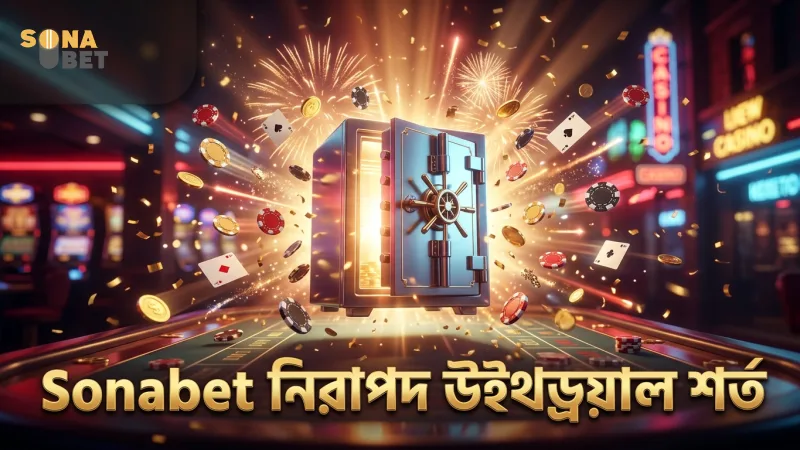 নিরাপদ এবং নিশ্চিত Sonabet উইথড্রয়াল লিমিট ও শর্তাবলী