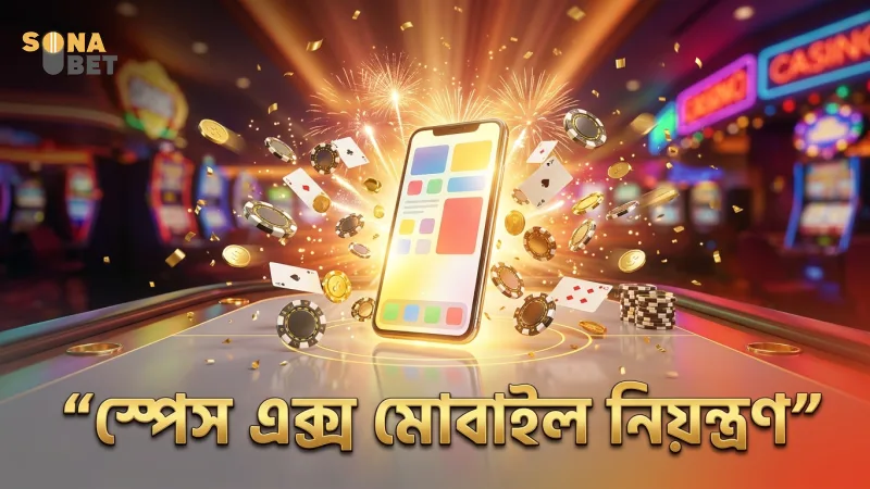 স্পেস এক্স ক্র্যাশ গেম মোবাইল থেকে দ্রুত নিয়ন্ত্রণের সুযোগ দেয়।